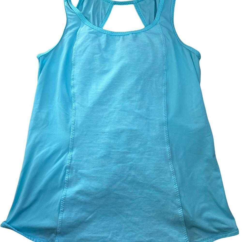 Lululemon Women's Blue Wide Strap Sleeveless Scoop Neck Pullover Tank Top Size M